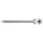 Fischer 574075 skrutky do drevotriesky 4 mm 60 mm TX Nerezová oceľ 100 ks; 574075
