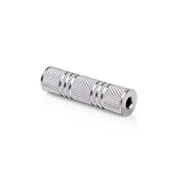 Nedis Stereo audio adaptér jack 3.5 mm (F) - jack 3.5 mm (F) strieborná / poniklované (CAGB22950ME)