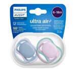 Philips AVENT Cumlík Ultra air neutral 6-18m dievča modrá 2ks