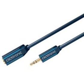 ClickTronic HQ OFC kábel Jack 3,5mm - Jack 3,5mm stereo, M/F, 3m (4040849704888)