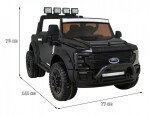 Mamido Mamido Elektrické autíčko Ford Super Duty 4x4 24V 14Ah čierne