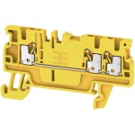 Weidmüller 2534520000 priechodná svorka 3.50 mm pružinová svorka žltá 50 ks; 2534520000