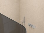 CERANO - Sprchová zástena Walk-in Orbis Ľ/P - 8 mm - chróm, grafitové sklo - 100x200 CER-978741