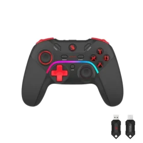 A4Tech Bloody GPW70 čierna / Gamepad / PS3 / PC / Switch / Android / 2.4GHz / USB-C (GPW70-BK)