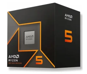 AMD RYZEN 5 9600 @ 3.8 / Turbo 5.2GHz / 6C12T / L1 0.48MB L2 6MB L3 32MB / AM5 / ZEN 5 / 65W (100-100000718BOX)