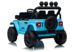 Mamido Elektrické autíčko Jeep Rubicon 24 V 2x200 W modré