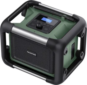 Telestar TOP OR 20 čierna / Stavebné rádio / DAB+ / FM / Bluetooth 5.3 / IPX4 / 40 W (5700003)