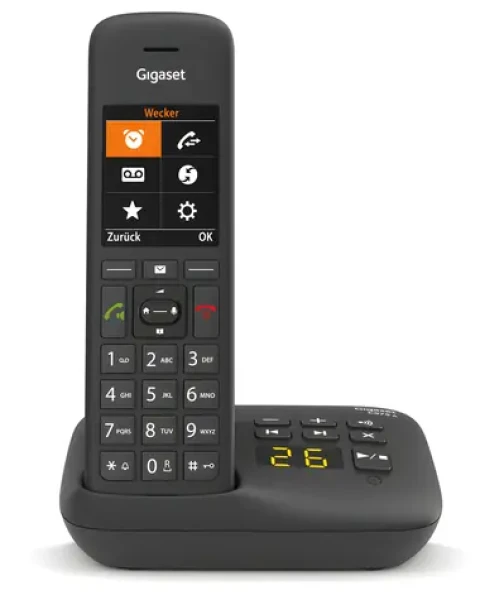 Gigaset C575A čierna / Telefón so záznamníkom / DECT (S30852-H2927-B101)