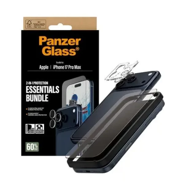 PanzerGlass Bundle Essentials 2v1 pre iPhone 17 Pre Max (PG36196)