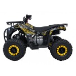 Mamido Detská benzínová štvorkolka RamiGO DISCOVERER 125CC čierno-žltá