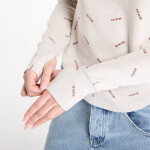 Tričko Nike Sportswear Collection Women's Logo Half-Zip Long-Sleeve Top Lt Orewood Brn/ Red Sepia/ Lt Orewood Brn M