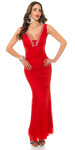 Red-Carpet-Look! Koucla Gown with Rhinestones white