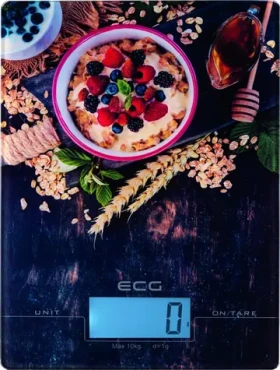 ECG KV 1021 Berries / kuchynská váha / max. 10 kg / TARE / LCD displej / 2x AAA batérie (100000705006)