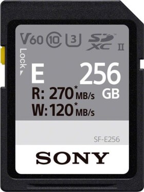 Sony SF-E SDXC 256 GB Class 10 UHS-II/U3 V30 (SF-E256)