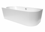 Voľne stojaca vaňa SAT Vision 170x75 cm akrylát ľavá SATVVI1700L SATVVI1700L