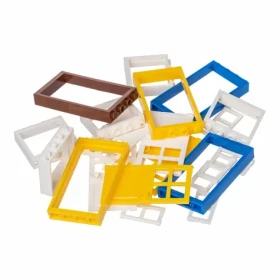 LW Toys Kreatívny set okna a dvere farebné