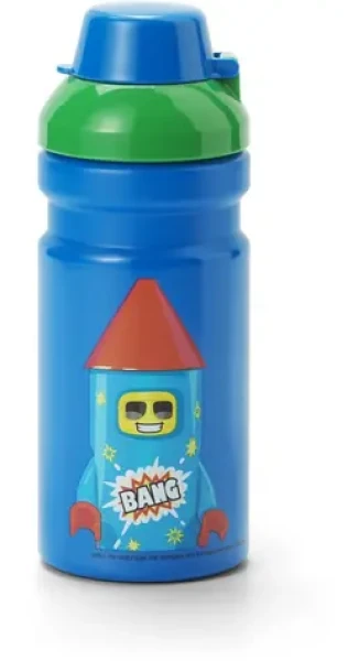 Lego Fľaša na pitie Rocket modro-zelená / 390 ml / bez BPA / 6+ (40560800)