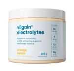 Vilgain Elektrolyty – pomaranč & citrón bez stévie 320 g