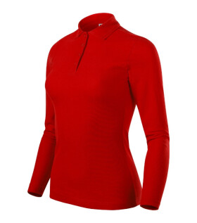Polokošeľa Pique Polo LS červená 2XL
