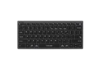 A4Tech FBX51C šedá / Bezdrôtová nízkoprofilová klávesnica / CZ layout / Bluetooth / 2.4GHz USB-A Nano prijímač (FBX51C-GY)