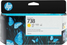 HP HP Atrament/HP 738 130-ml YLW DesignJet Ink