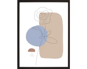 Rámovaný obraz Abstraktný obrazec III, 30x40 cm%