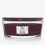 WoodWick Black Cherry Elipsa 453.6g - sviečka loď / doba horenia: až 40 h (5038581056821)