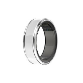 CUBE1 SMART Ring veľ. 10 (20.8mm) biela / Chytrý prsteň / Bluetooth 5.1 / 5ATM