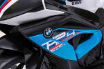 Mamido Mamido Detská elektrická motorka BMW HP4 2x45W | EKO koža modrá