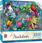 MASTERPIECES Puzzle Audubon: Koláž spevavých vtákov