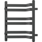 MEXEN - Loop vykurovací rebrík/radiátor 500 x 375 mm, 253 W, antracit W129-0500-350-00-66