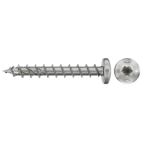 Fischer 574103 skrutky do drevotriesky 5 mm 40 mm TX Nerezová oceľ 100 ks; 574103