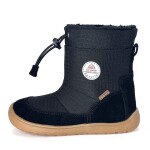 Dievčenské zimné barefoot topánky PRO-tex HEIKO BLACK - 25