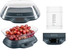 ECG KV 1120 SM / kuchynská váha / max. 5 kg / TARE / odnímateľná miska / 2x AAA batéria (341320414958)