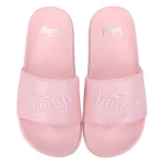 BAAGL Šľapky Logo Pink / veľ. 33