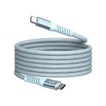 Verbatim 31852 Magnetický 60W USB-C kábel 1.2m modrá / USB-C(M) / USB-C(M) / 100 W / PD QC 3.0 (31852)
