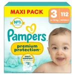 Pampers Premium Protection Midi 6-10 kg (112 ks) / plienkové nohavičky / veľkosť 3 (6-10 kg) (8700216664585)