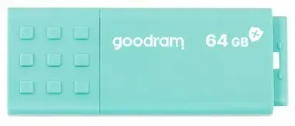 Goodram UME3 CARE USB 3.0 64GB zelená (3ks) / Flash disk / USB-A 3.0 / čítanie: 60MBs / zápis: 20MBs / dopredaj (SET UME3-0640CRR11)