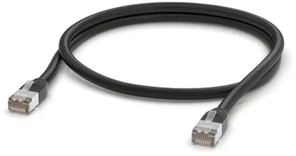 Ubiquiti UACC- Cable-Patch-Outdoor-1M-BK čierna / Vonkajší patchkábel / Cat5e / STP / 1 m (UACC-Cable-Patch-Outdoor-1M-BK)