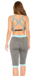 Trendy KouCla Workout Outfit neongreen L