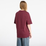 Tričko New Era Pinstripe Os Tee UNISEX Frosted Burgundy XL
