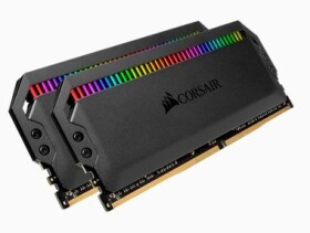 Corsair Dominator Platinum RGB 16GB (2x8GB) 3200MHz čierna / DDR4 / PC4-25600 / CL16-18-18-36 / 1.35V / XMP2.0 (CMT16GX4M2C3200C16)