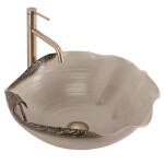 REA - Keramické umývadlo na dosku HM-22 Handmade ART REA-U6326