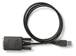 Nedis Redukcia USB-A - RS232 DB9 čierna / Redukcia / 0,9 m / poniklované kontakty (CCGW60852BK09)