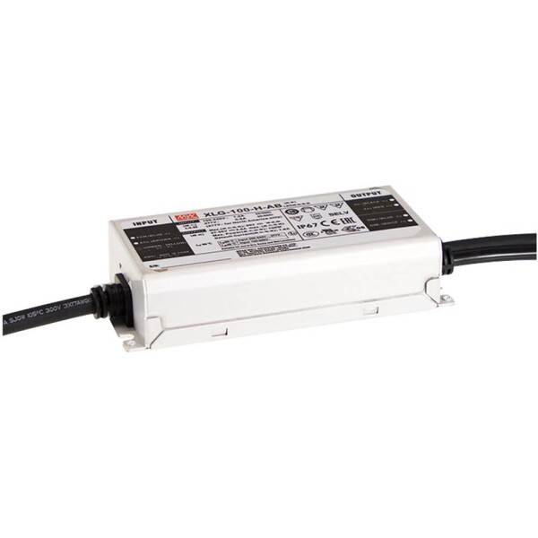 MEAN WELL XLG-100-L-A LED driver konštantný výkon 100 W 350 - 1050 mA 71 - 142 V/DC PFC spínacie obvod, outdoorový, nastaviteľný, ochrana proti prepätiu,; XLG-100-L-A