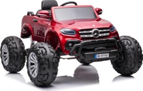 Lean Cars Elektrické autíčko MERCEDES DK-MT950 4x4 lakované ČERVENÉ MOTOR 4x45W BATÉRIA 2x12V7Ah 2022