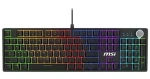 MSI Forge GK320 čierna / Herná klávesnica / mechanická / Red switch / podsvietenie / US layout (S11-04CE203-HH9)