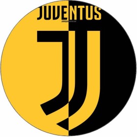 Jedlý papier Juventus Turin logo 19,5 cm - Pictu Hap - Pictu Hap