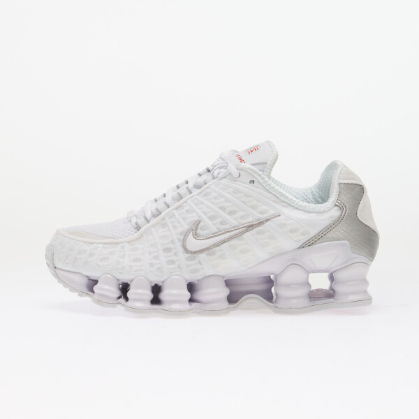 Tenisky Nike Shox TL Kids White/ White/ Metallic Silver/ Max Orange EUR 37.5