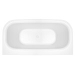 KERRA - Vaňa prisadená MONA 150 (biely lesk) 5907548115102